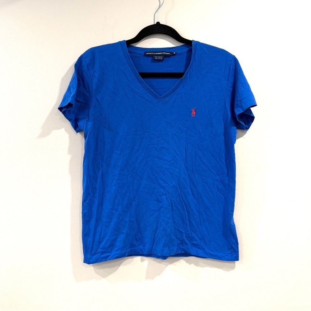 🔥Polo by Ralph Lauren Blue V-Neck Shirt🔥